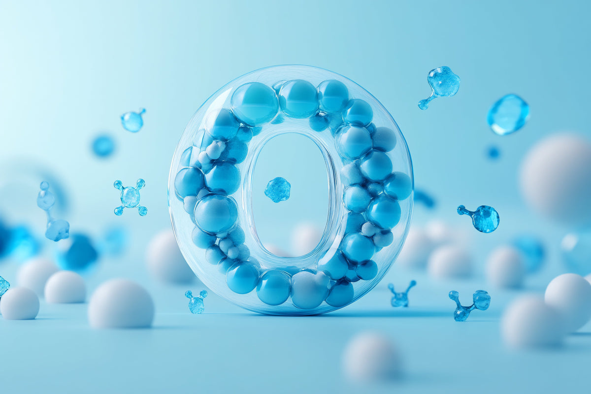 EOG 活氧與臭氧差異文章封面，透明化學元素示意圖